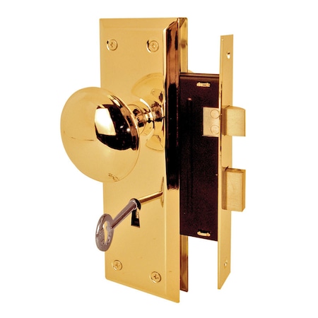 Prime-Line Lockst Mort Brass E 2293